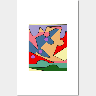 Cubist geometry 32 Posters and Art